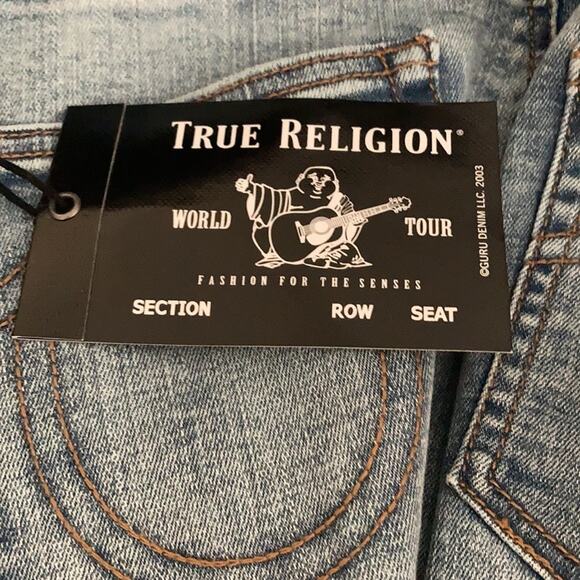 TRUE RELIGION JENNIE CURVY MID-RISE SKINNY JEANS IN WASHED VINTAGE SIZE 29x28 - Picture 8 of 12